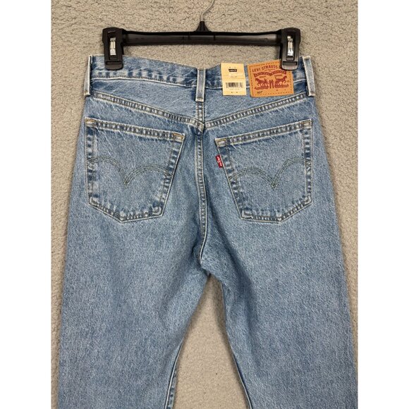 Levis 501 Button Fly Original Fit Women's Jeans Shine Theory Size 25x30 NWT's. - Picture 5 of 8